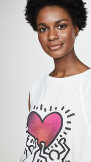 Terez Keith Haring Uplifted Heart T-Shirt