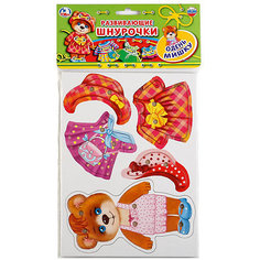 Настольная игра-шнуровка Умка «Одень мишку»