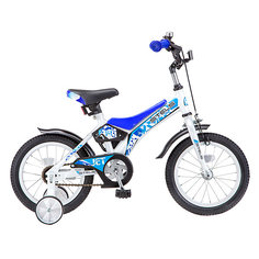 Трёхколесный велосипед Stels Jet 14 (Z010) белый/синий