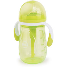 Бутылочка антиколиковая Happy Baby 300 мл, lime