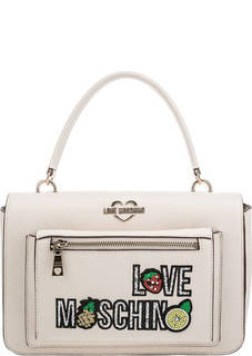 Сумка через плечо со съемным клатчем Love Moschino