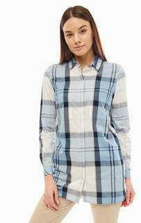 Хлопковая туника-рубашка в клетку Barbour