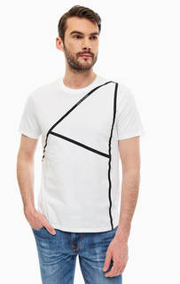 Хлопковая футболка с короткими рукавами Armani Exchange