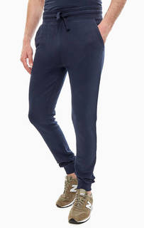 Темно-синие брюки из хлопка с манжетами Napapijri