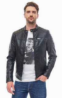 Куртка черного цвета с застежкой на молнию Jack & Jones