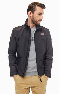 Черная ветровка с высоким воротом Napapijri