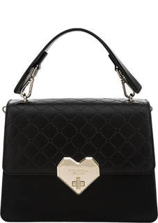 Кожаная сумка через плечо с тиснением Tosca BLU