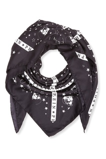 Черный платок с черепами Philipp Plein