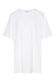 Белая футболка оверсайз Marni