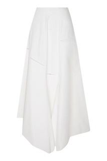 Асимметричная юбка с ажурной вышивкой Loewe