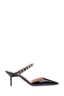 Лакированные мюли с кристаллами Miu Miu