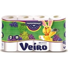 Полотенца бумажные Veiro Classic 2х-слойные, 4 шт
