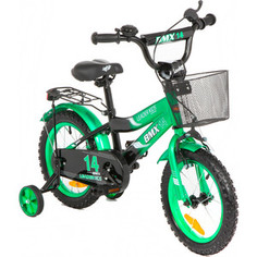 Велосипед 2 х колесный Leader Kids ЗЕЛ+ЧЕРН