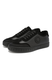Кожаные кеды Versus Versace