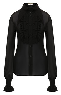 Шелковая блузка Saint Laurent