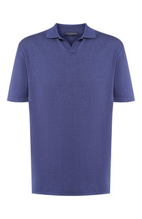 Поло из смеси шелка и хлопка Paul&Shark
