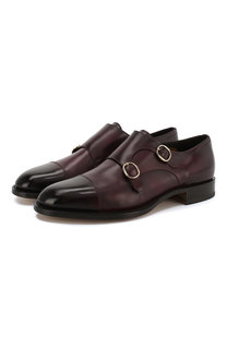 Кожаные монки Santoni