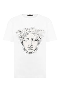 Хлопковая футболка Versace