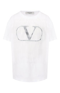 Хлопковая футболка Valentino