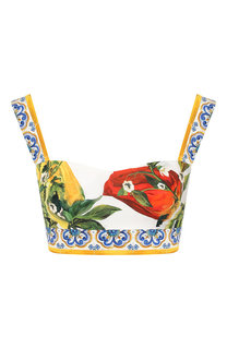 Хлопковый топ Dolce & Gabbana
