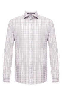 Рубашка из смеси хлопка и льна Eton