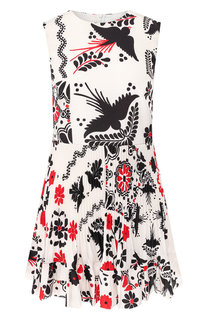 Платье с принтом REDVALENTINO