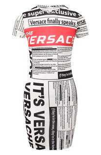 Платье с принтом Versace