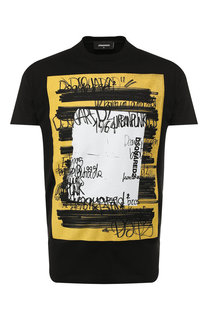 Хлопковая футболка Dsquared2