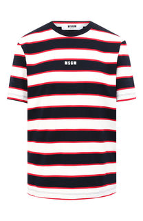Хлопковая футболка MSGM