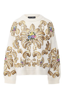 Шерстяной пуловер Dolce & Gabbana