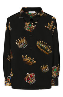 Хлопковая рубашка Dolce & Gabbana