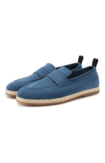 Замшевые эспадрильи Santoni