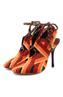 Текстильные босоножки Dries Van Noten