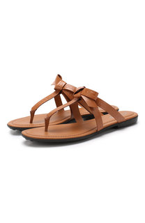 Кожаные шлепанцы Tod’s Tods