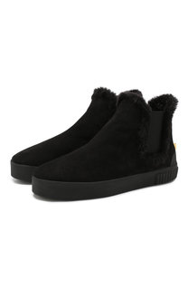 Замшевые ботинки Stuart Weitzman
