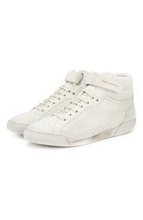 Кожаные кроссовки Lenny Saint Laurent