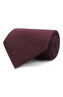 Шелковый галстук с узором Ermenegildo Zegna