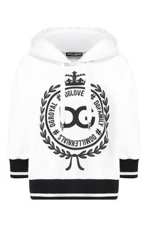 Хлопковый пуловер Dolce & Gabbana