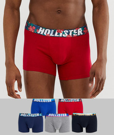 Комплект из 5 боксеров-брифов с принтом на поясе Hollister - Мульти