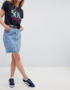 Юбка на пуговицах в винтажном стиле Levis - Синий Levis®