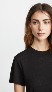 Enza Costa Slubbed T-Shirt Dress