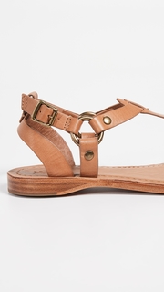 Frye Rachel Ring T Strap Sandals