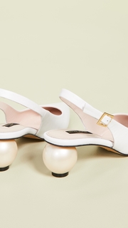Mother of Pearl Slingbacks