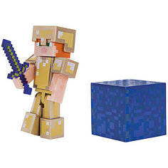 Игровая фигурка Jazwares Minecraft Alex in Gold Armor, 8 см