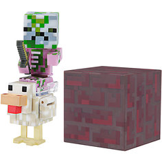 Набор фигурок Jazwares Minecraft Baby Zombie Pigman Jockey, 8 см