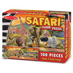 Напольный пазл "Сафари" (100 эл.) Melissa & Doug