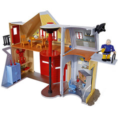 Пожарная станция Simba "Пожарный Сэм", свет/звук, 30 см