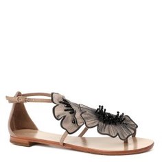 Сандалии LOLA CRUZ 034Z10BK серо-бежевый