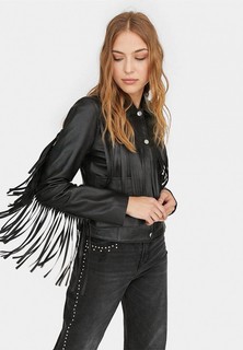 Куртка кожаная Stradivarius