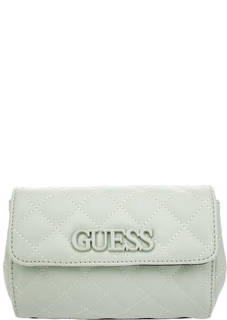Стеганая поясная сумка мятного цвета Guess